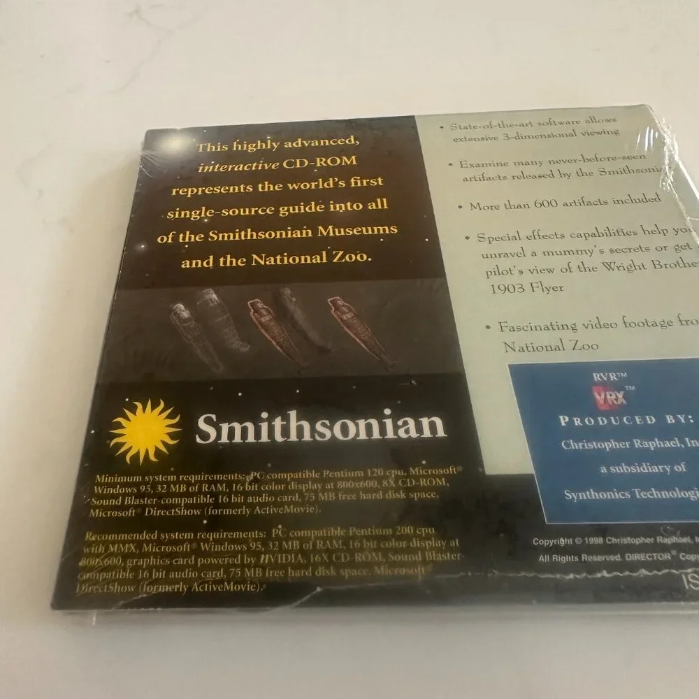 2 for $10🎁 NWT Smithsonian Museum Collection 3D CD-Rom